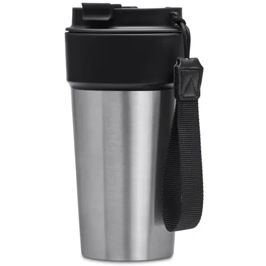 Kooshty Amigo Stainless Steel & Plastic Double-Wall Tumbler Black Front